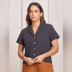 Tradlands coast camp shirt black L